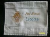 Toalha de mão de batizado